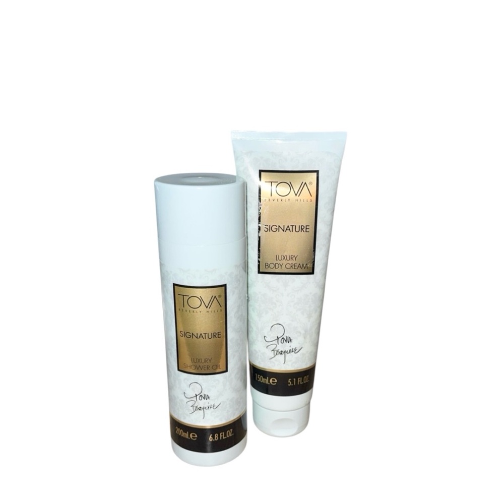 Tova Beverly‎ Hills Signature Luxe Body Cream 5.1 Oz & Luxury Shower Oil 6.8 Oz